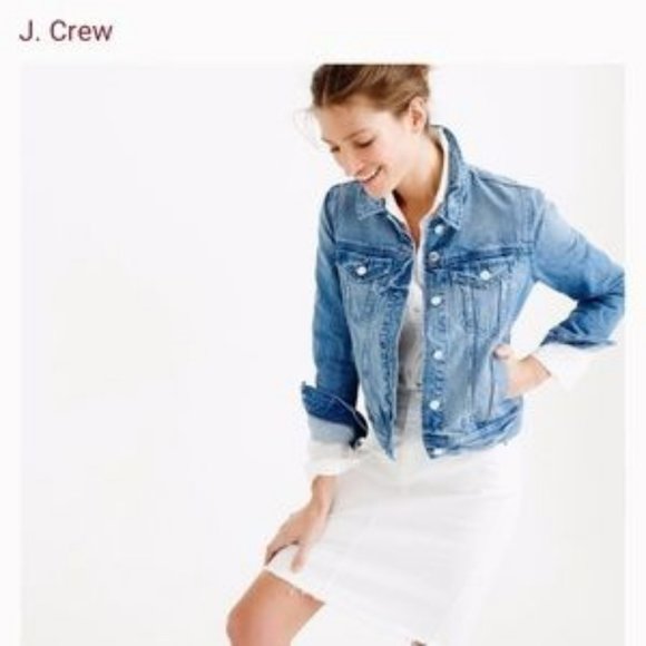 J. Crew Denim Jacket Size Large NWOT